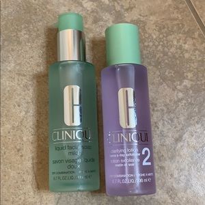 Clinique mild cleanser & clarifying lotion